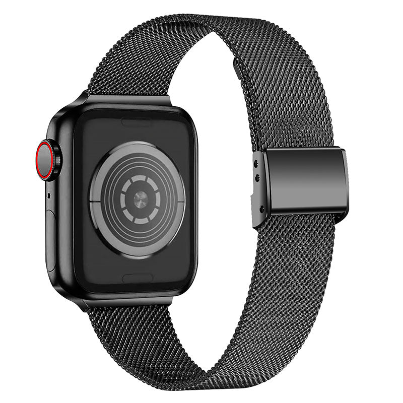 Stainless Steel Smart Watch Strap Adjustable Milanese Metal Watchband for Apple Watch Ultra 2 49mm Series 9 45mm SE (2023) 44mm Ultra 49mm Series 8 45mm 7 45mm 6 5 4 SE 44mm SE (2022) 44mm 3 2 1 42mm Stainless Steel Smart Watch Strap Adjustable Milanese Metal Watchband for Apple Watch Ultra 2 49mm Series 9 45mm SE (2023) 44mm Ultra 49mm Series 8 45mm 7 45mm 6 5 4 SE 44mm SE (2022) 44mm 3 2 1 42mm